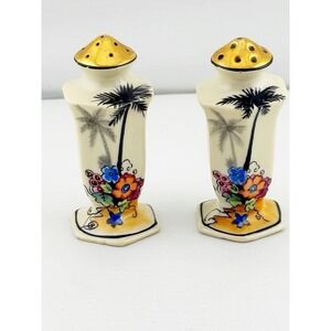 Vintage Salt & Pepper Porcelain Shakers From  Japan From Either 1920's/1960's